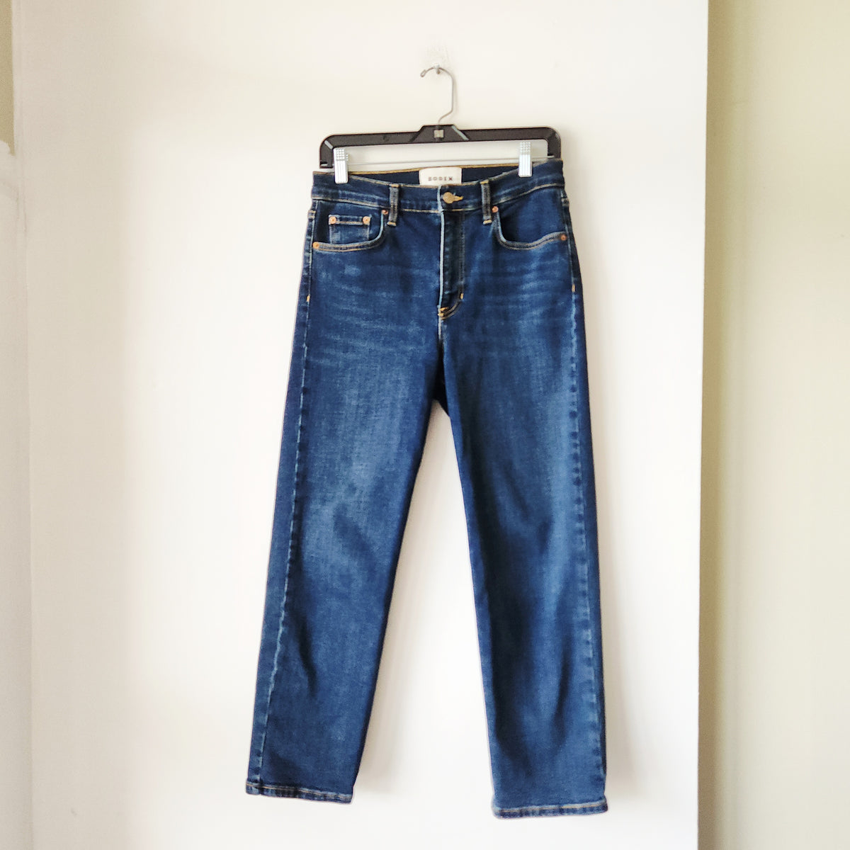 Boden Dark Wash Mid Rise Cigarette Jeans - size 29 x 30
