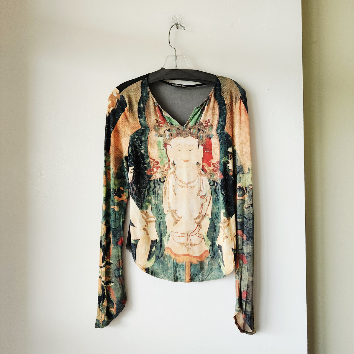 Vivienne Tam Top with Sheer Back - approx S