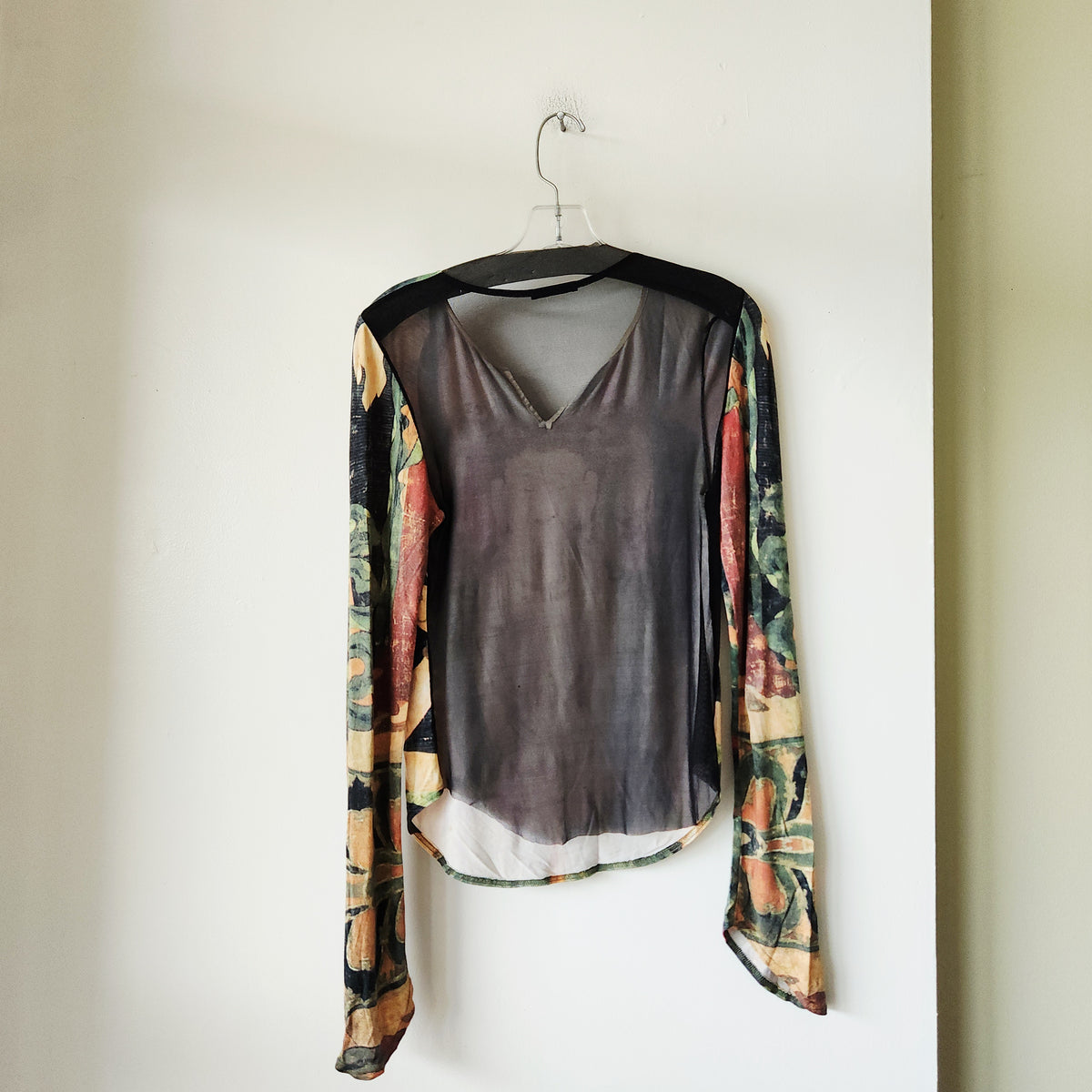Vivienne Tam Top with Sheer Back - approx S
