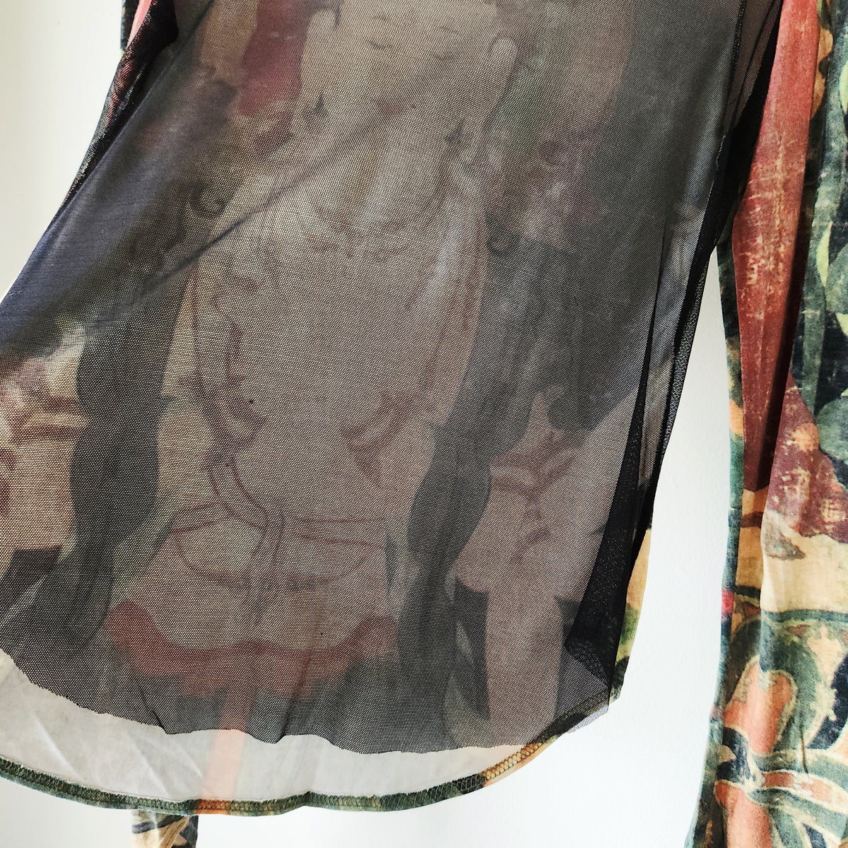 Vivienne Tam Top with Sheer Back - approx S