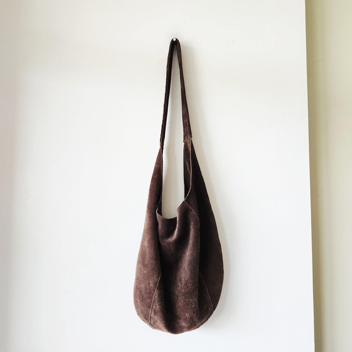 J Jill Brown Suede Slouchy Purse