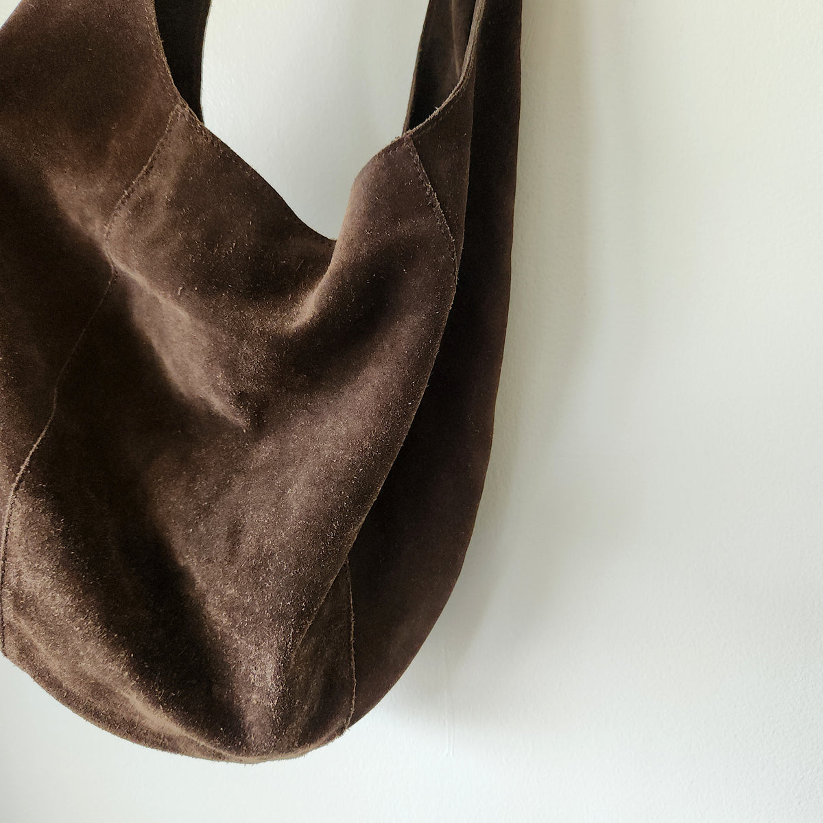 J Jill Brown Suede Slouchy Purse