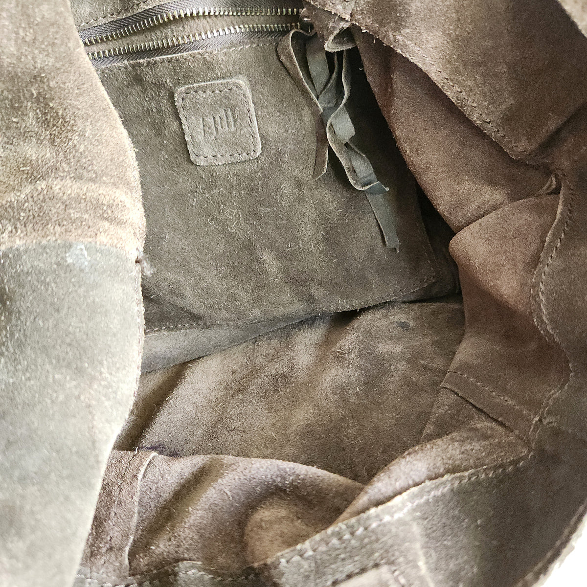 J Jill Brown Suede Slouchy Purse