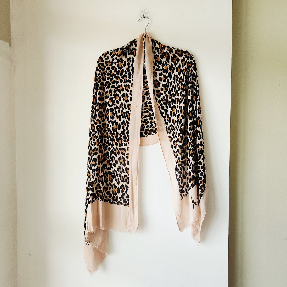 Kate Spade New York Lightweight Leopard Scarf