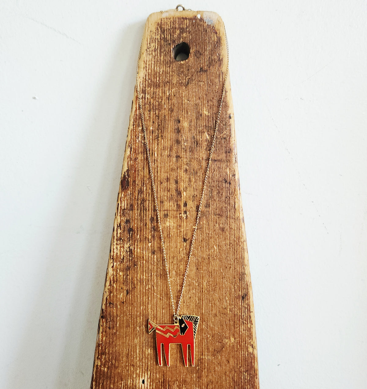 12K Gold Fill Chain with Laurel Burch Pendant