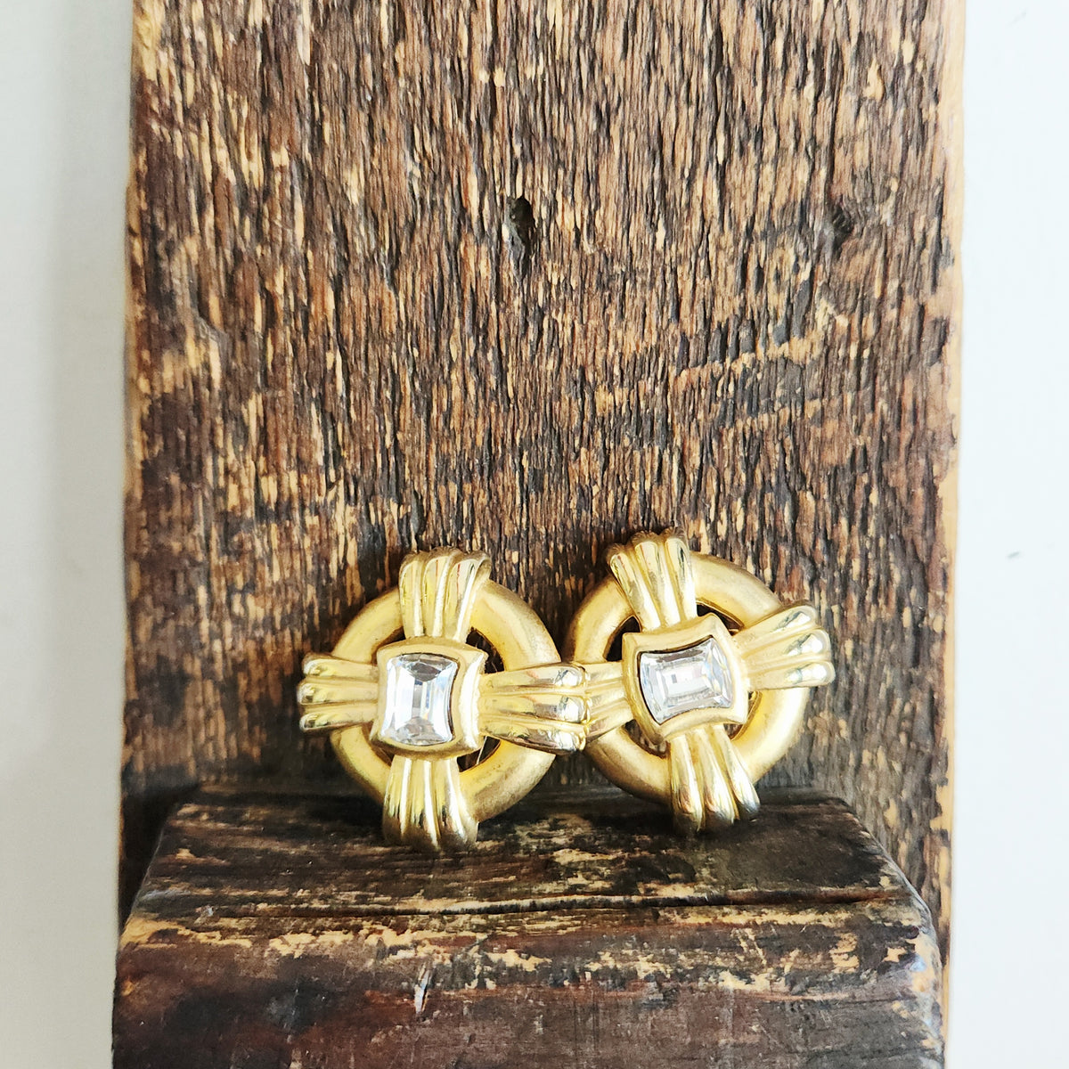 Edwin Pearl Oversized Statement Clip On Earrings