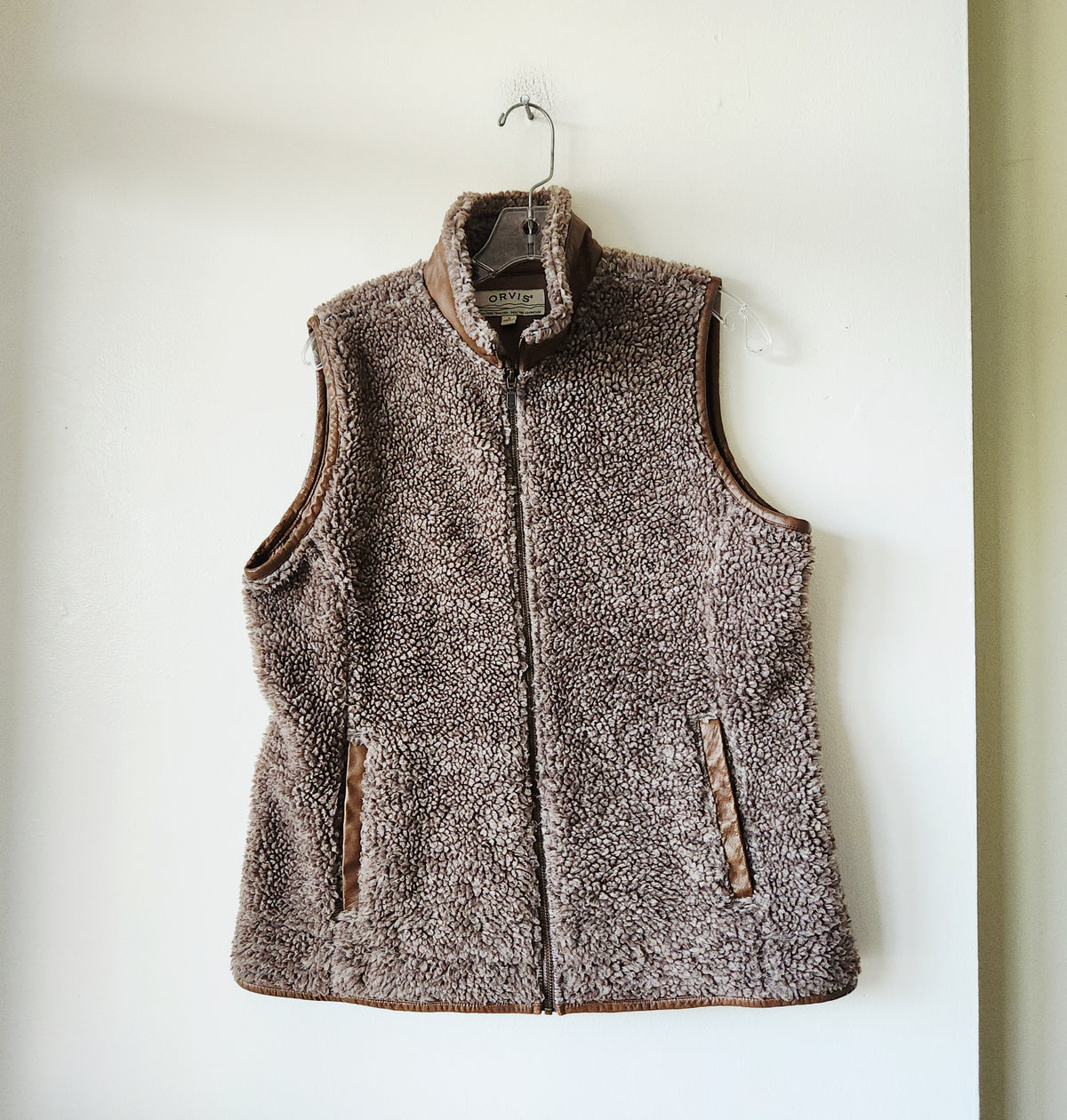Orvis Teddy Bear Fleece Vest - M