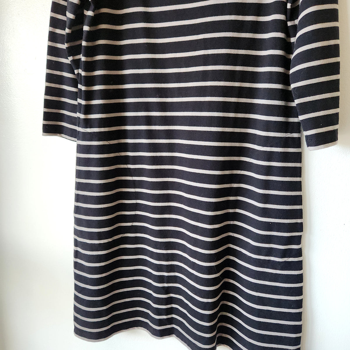 Garnet Hill 100% Cotton Striped Dress - size 6