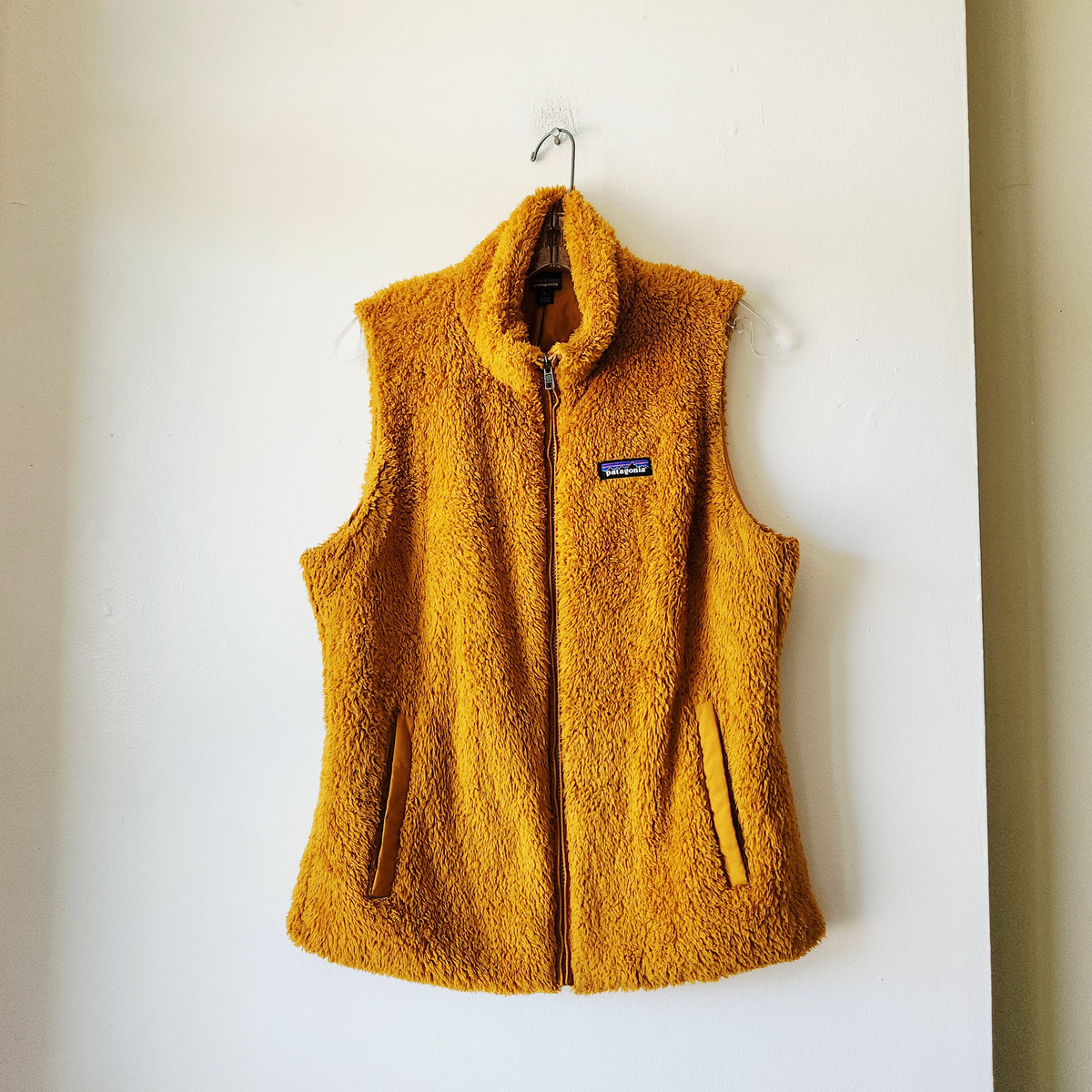 Patagonia Fuzzy Fleece Goldenrod Vest - L