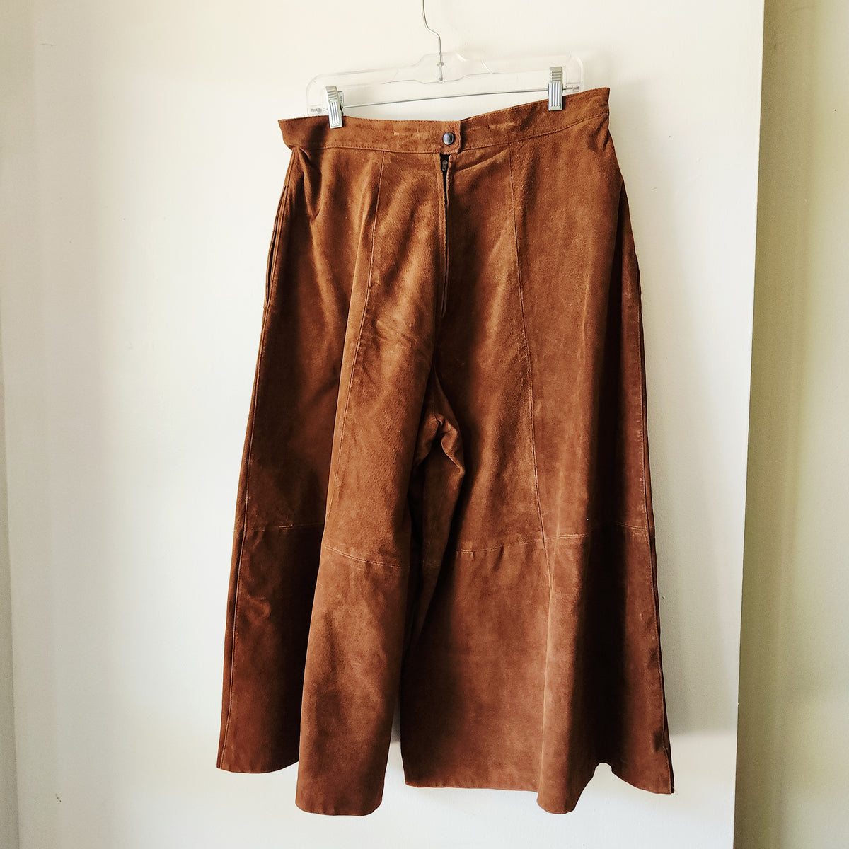 Vintage Bagatelle Suede Palazzo Pants - size 16