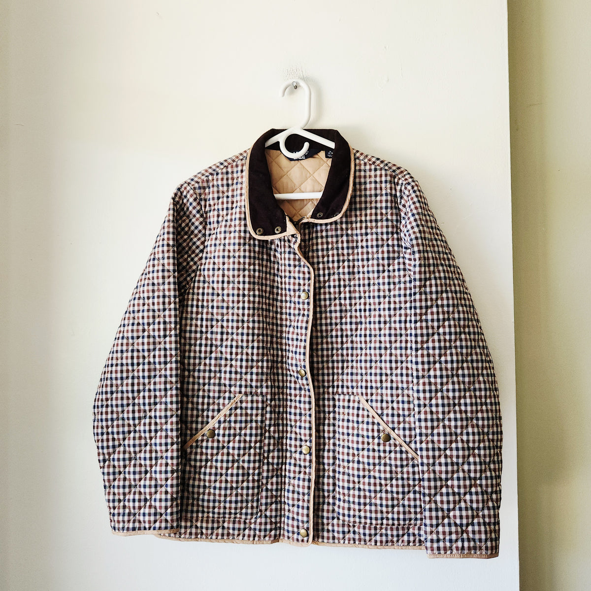 Lands' End Plaid Jacket - L