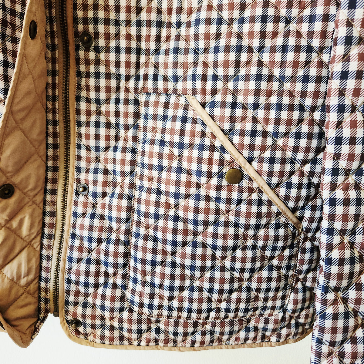 Lands' End Plaid Jacket - L