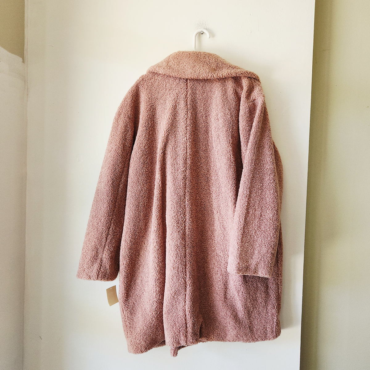 Lucky Brand Cozy Pastel Pink Trench Style Coat - size 2X - New