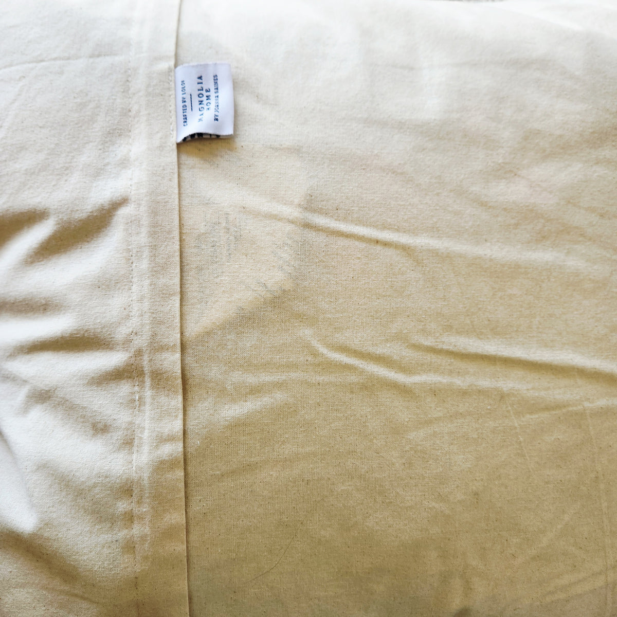 22" x 22" Decorative Natural Multi Pillows w Down Insert by Magnolia Home Set of 2