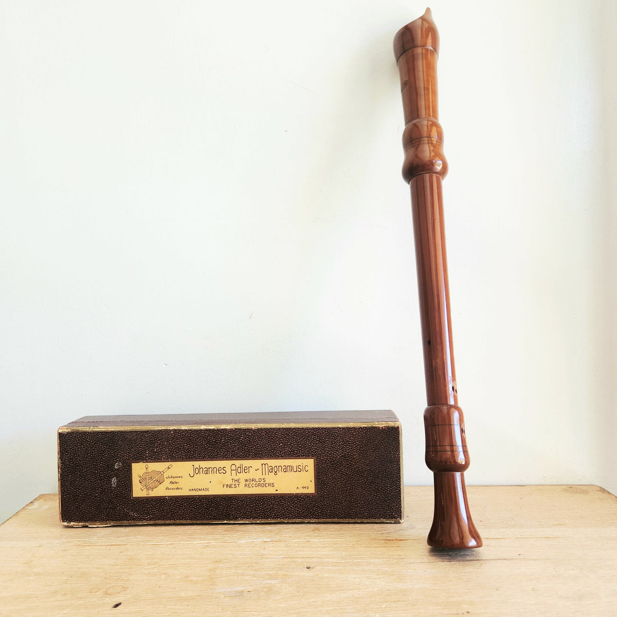 Vintage Johannes Adler Magnamusic Wooden  P Alto #1621