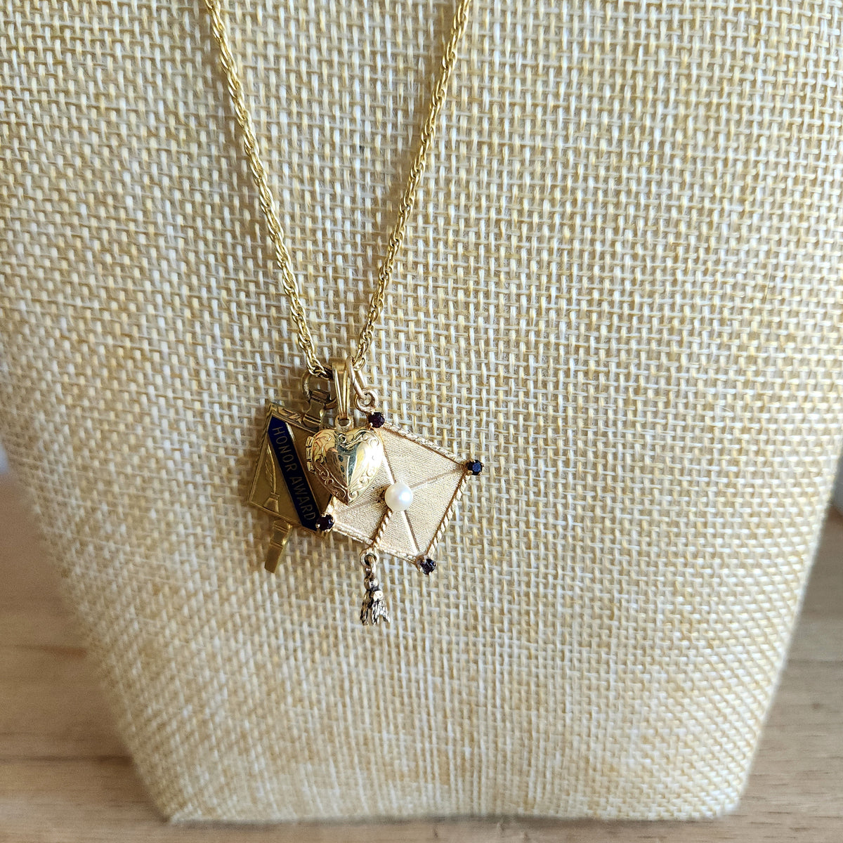 12K Gold Fill Chain with Charms