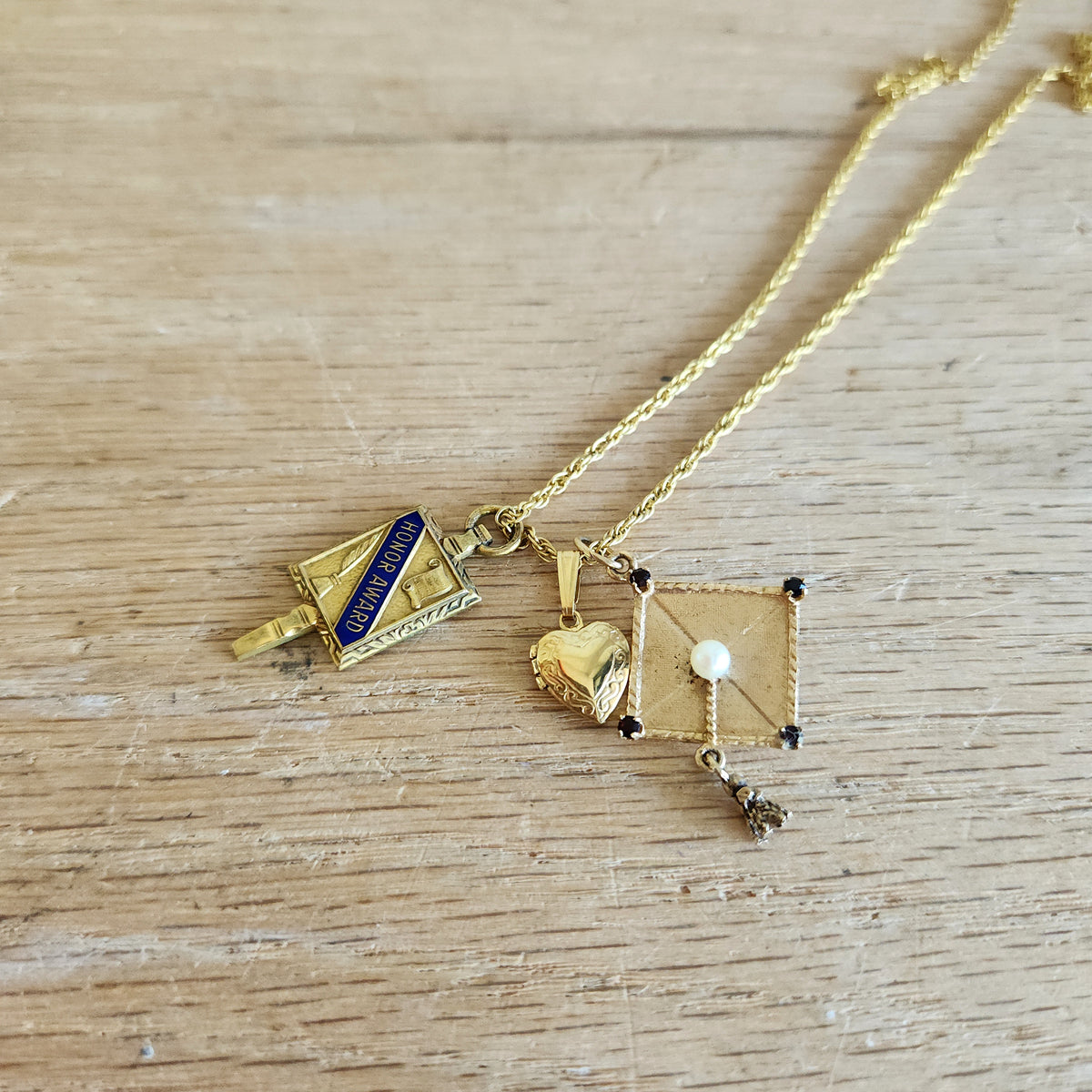 12K Gold Fill Chain with Charms