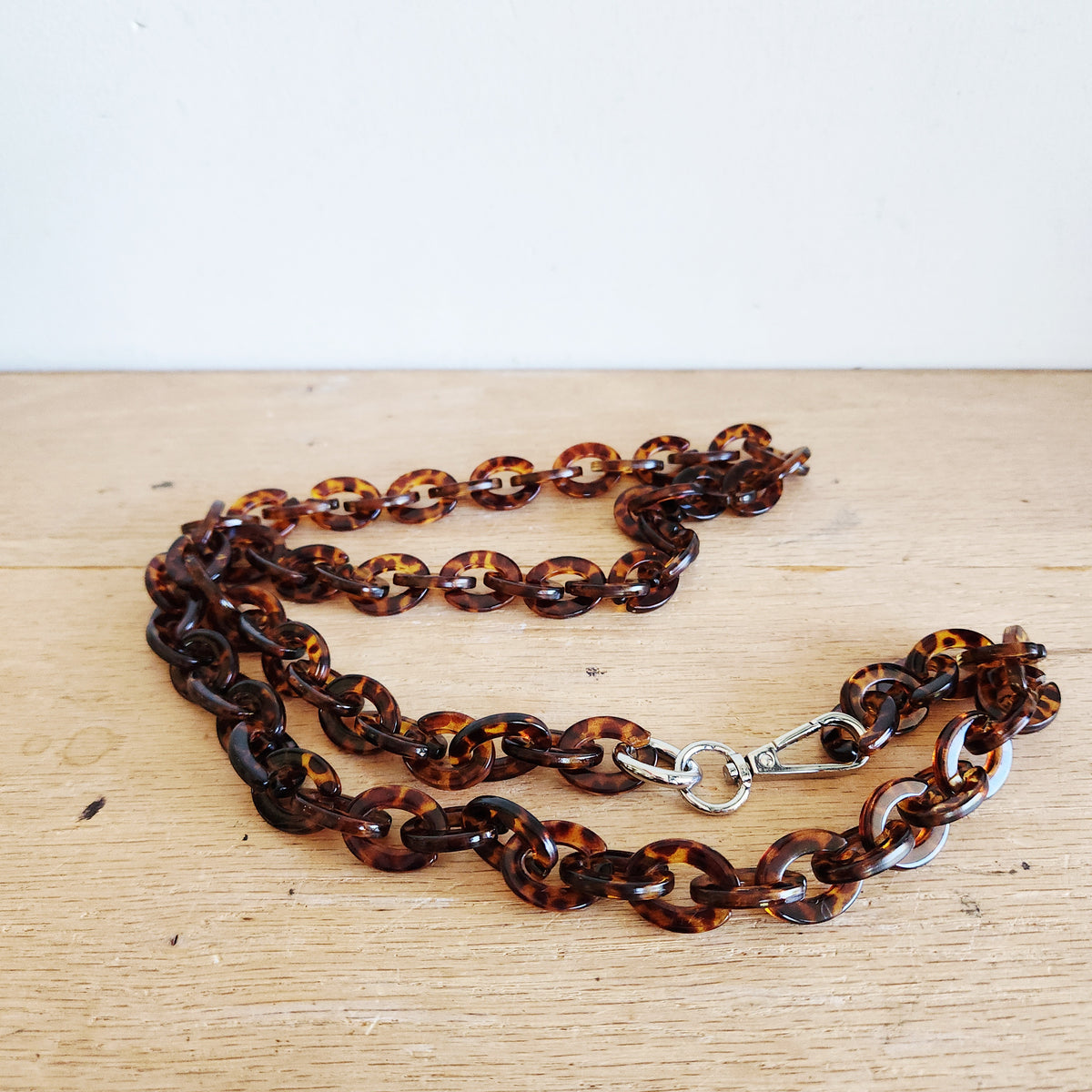 Tortoise Acrylic Link Belt