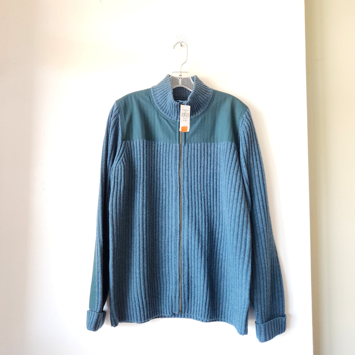 LL Bean 100% Merino Wool Zip Cardigan - XL - New