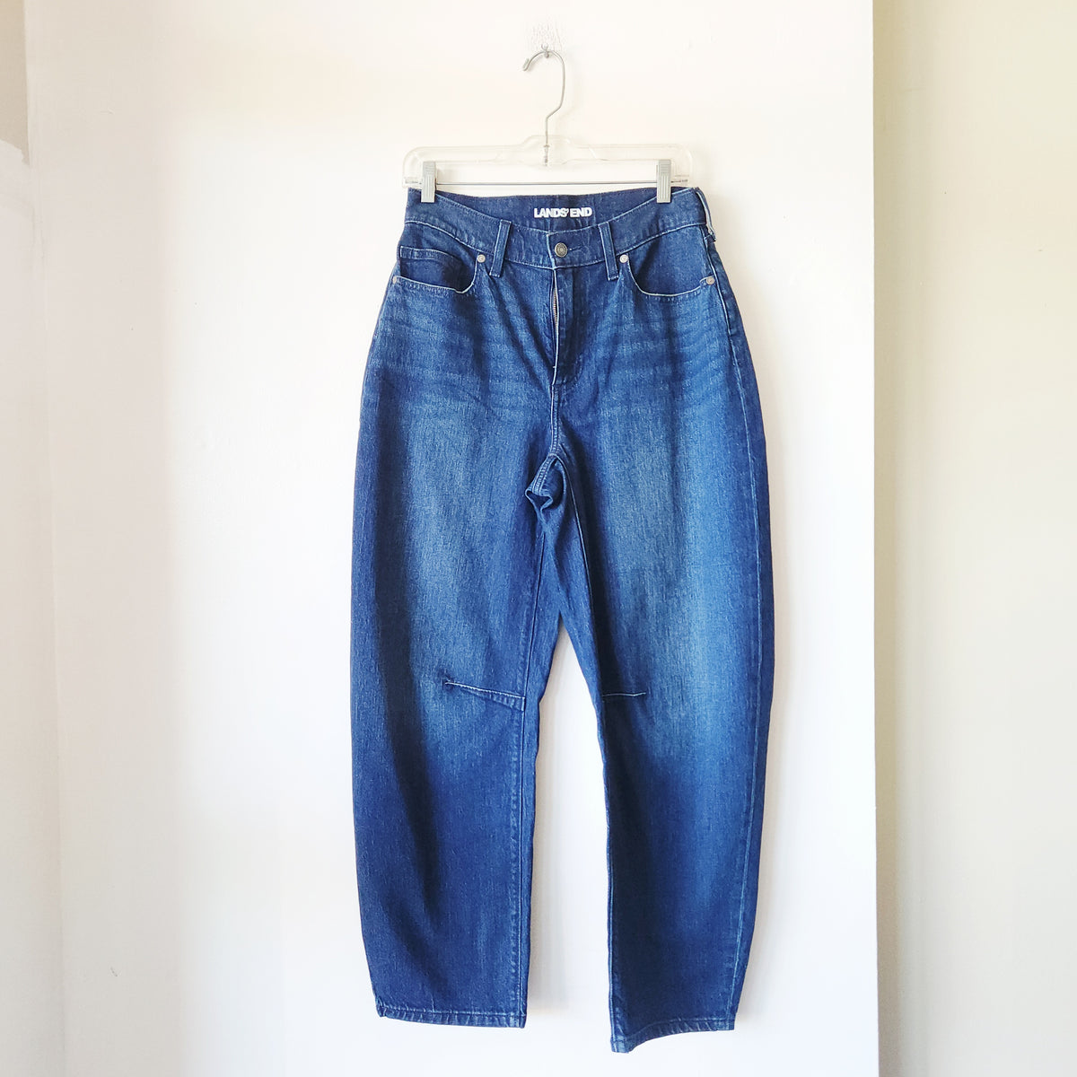 Lands' End Darted Barrell Jeans - size 6