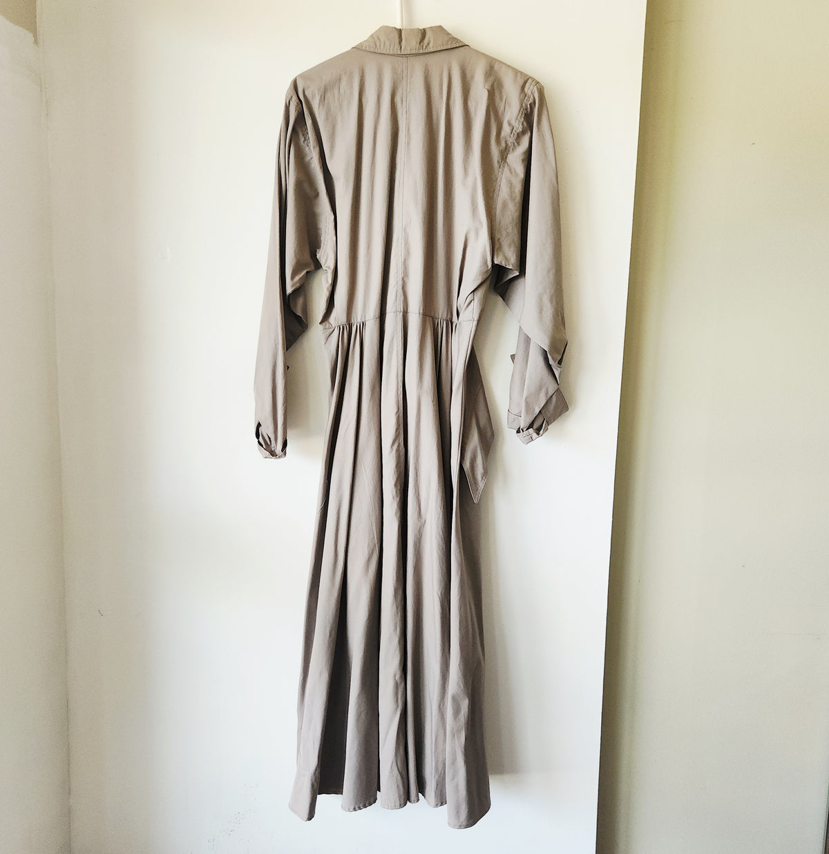 Vintage Ramosport Paris Trench Style Shirt Dress - size 10