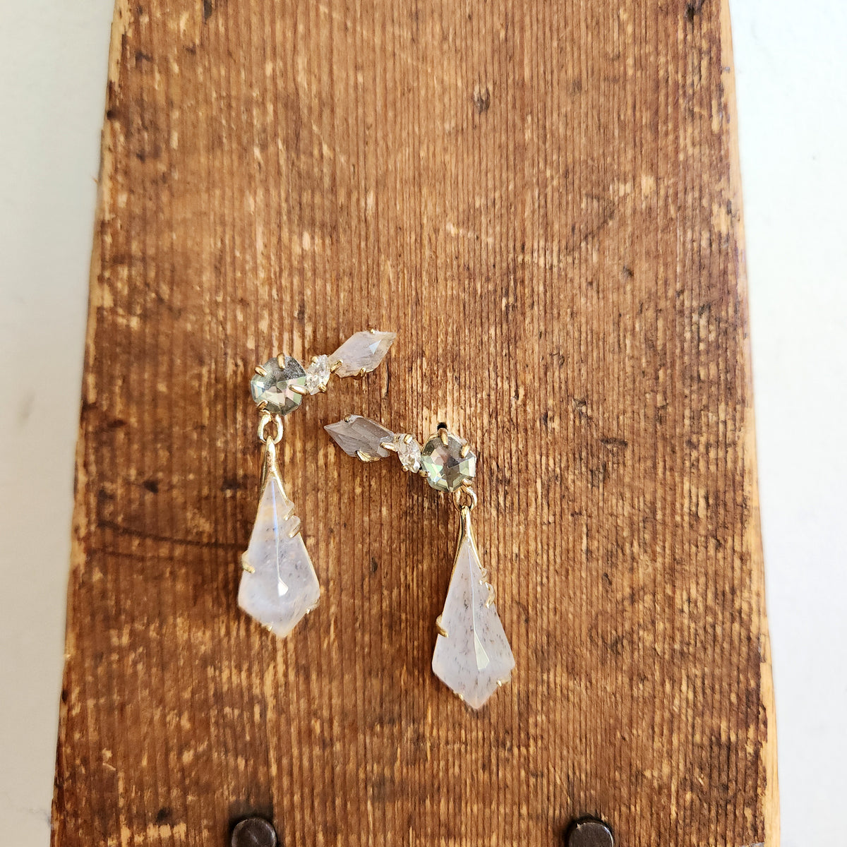 Asymmetrical Stud Earrings