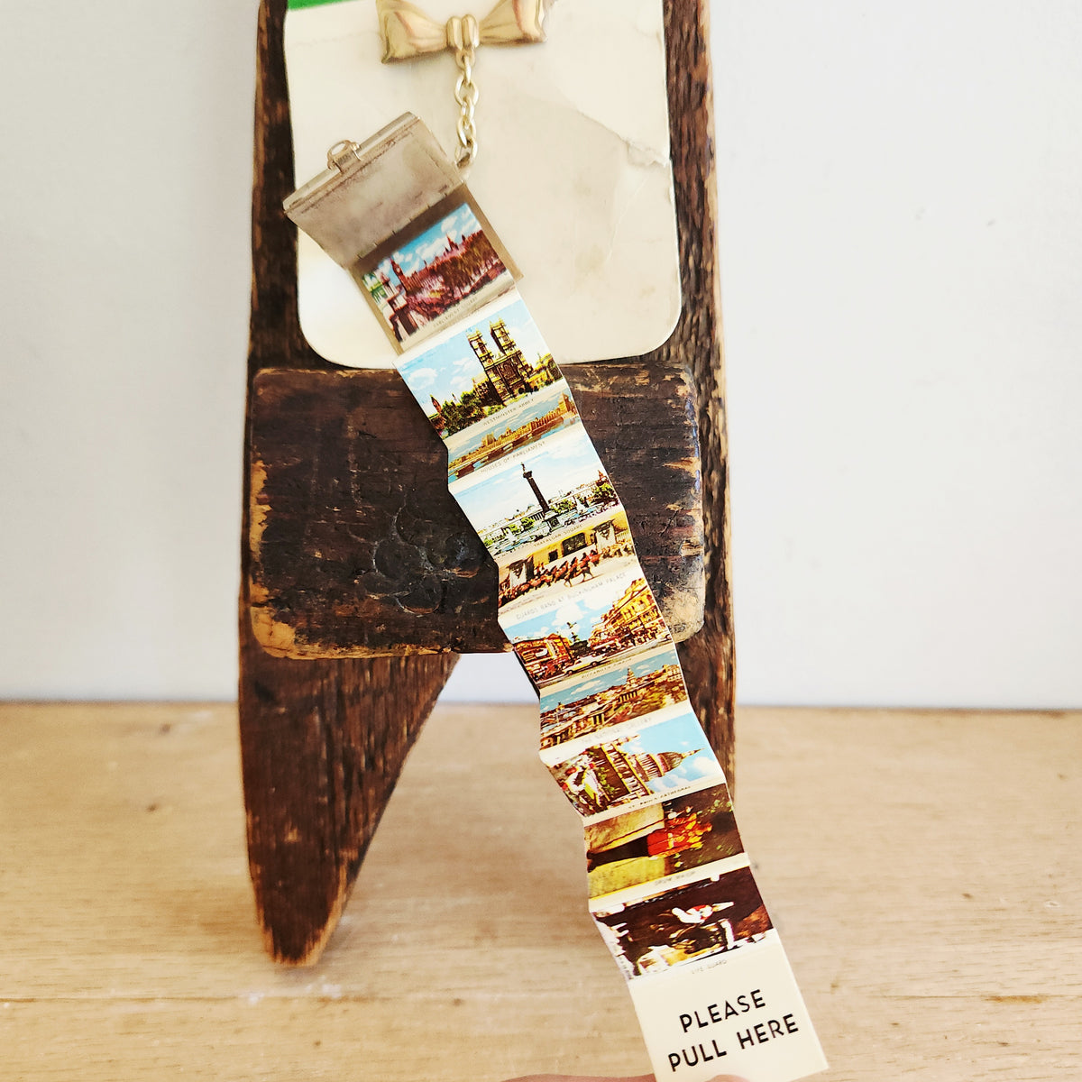 Vintage Miniature London Postcard Book Pin - New