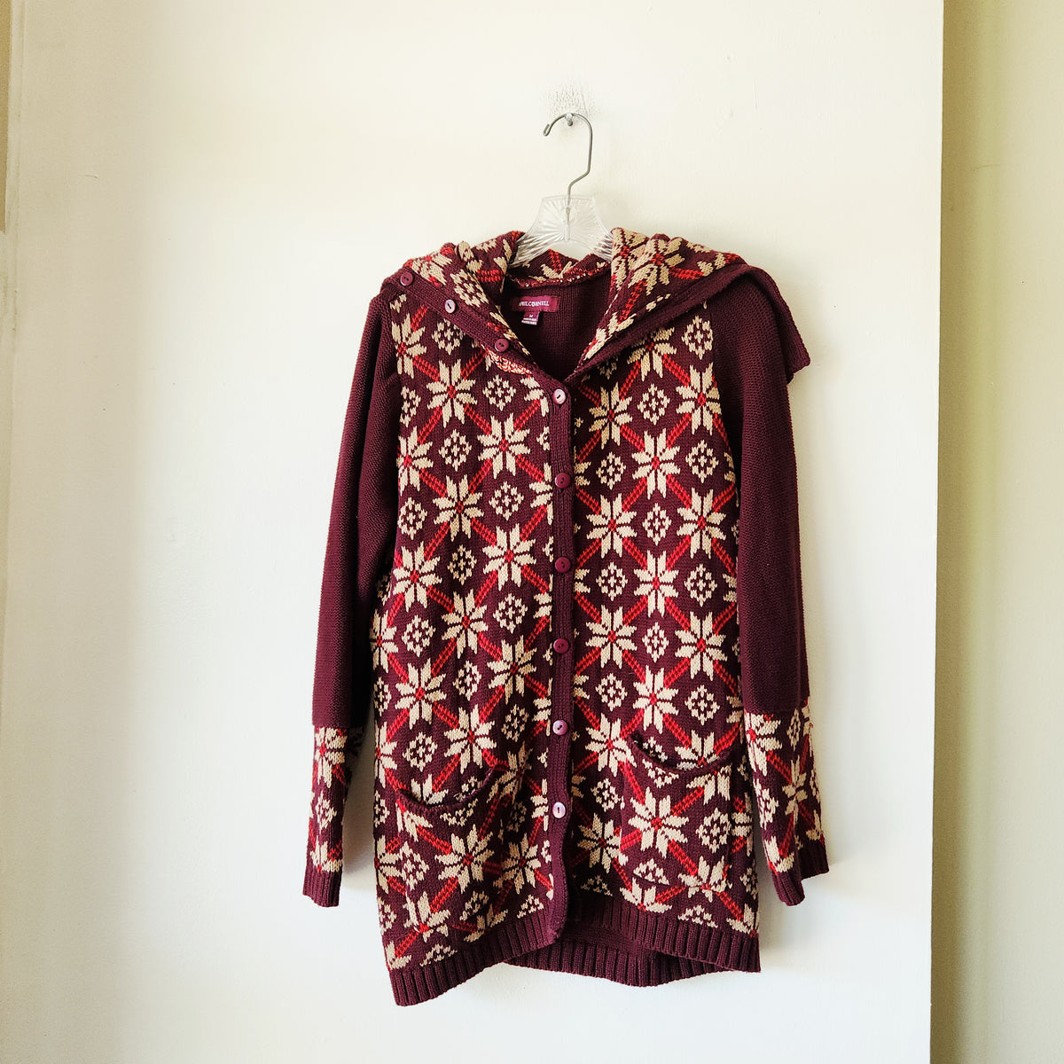 April Cornell 100% Cotton Cardigan - M
