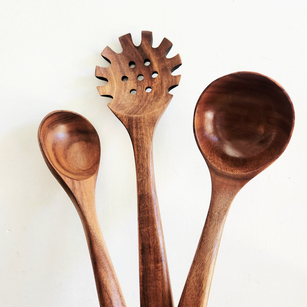 Teak Wood Untensils set of 3 Like NEW