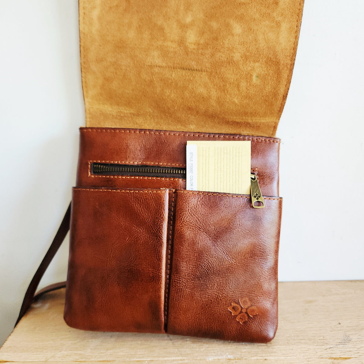 Patricia Nash Tooled Leather Crossbody Bag - Like New
