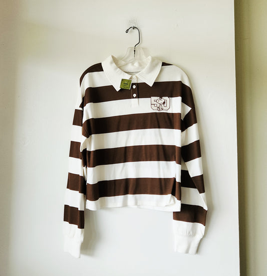 Peanuts Snoopy Rugby Style Shirt - M - New