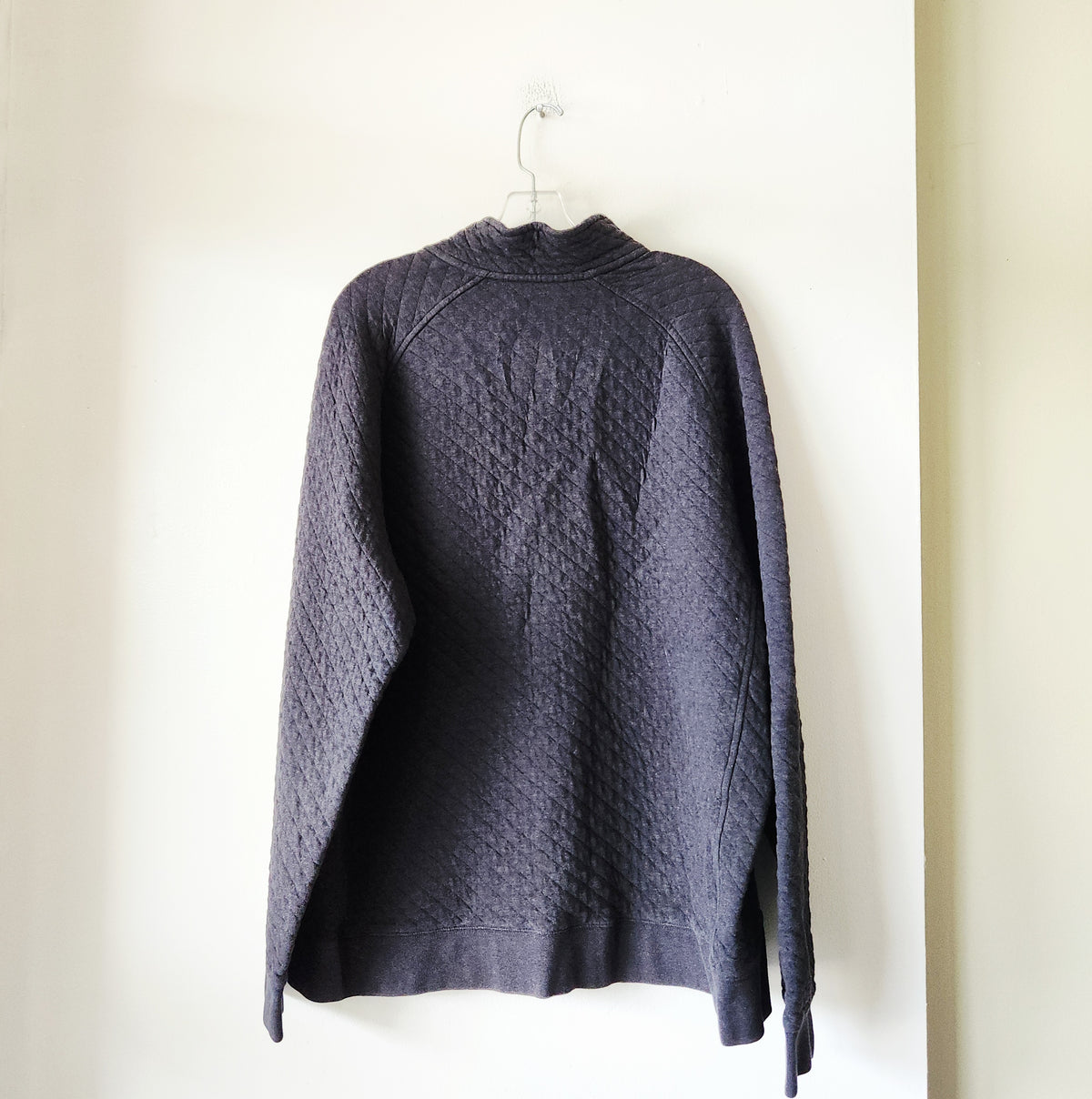 LL Bean Quarter Snap Quilted Sweatshirt - XXL