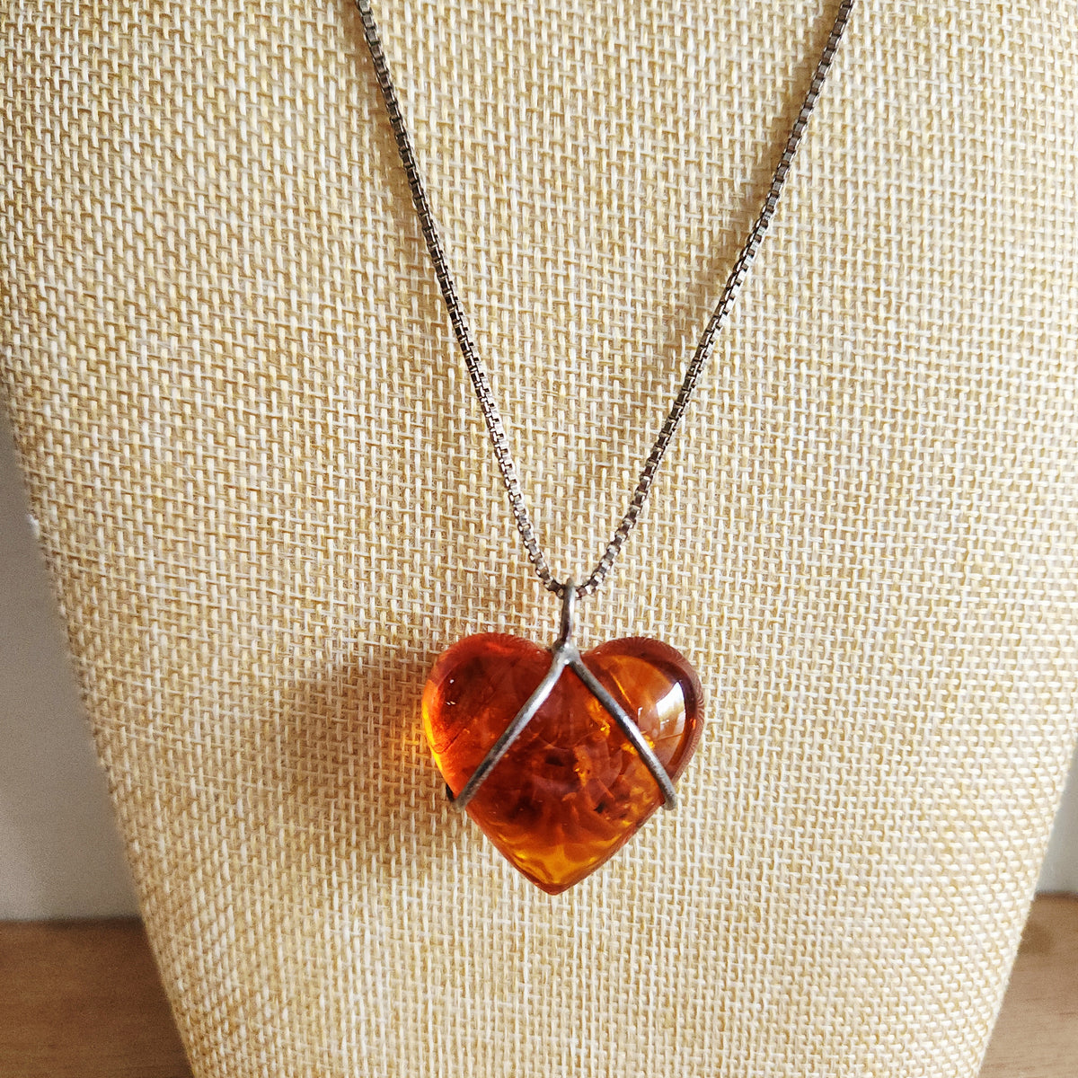 Sterling Silver Chain with Heart Pendant