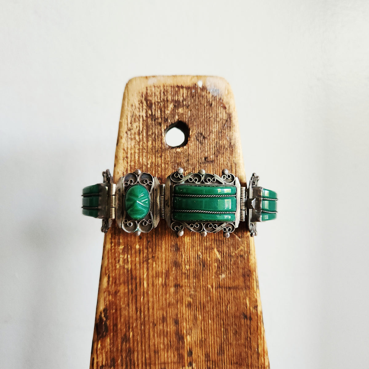 Vintage 980 Silver Taxco Bracelet