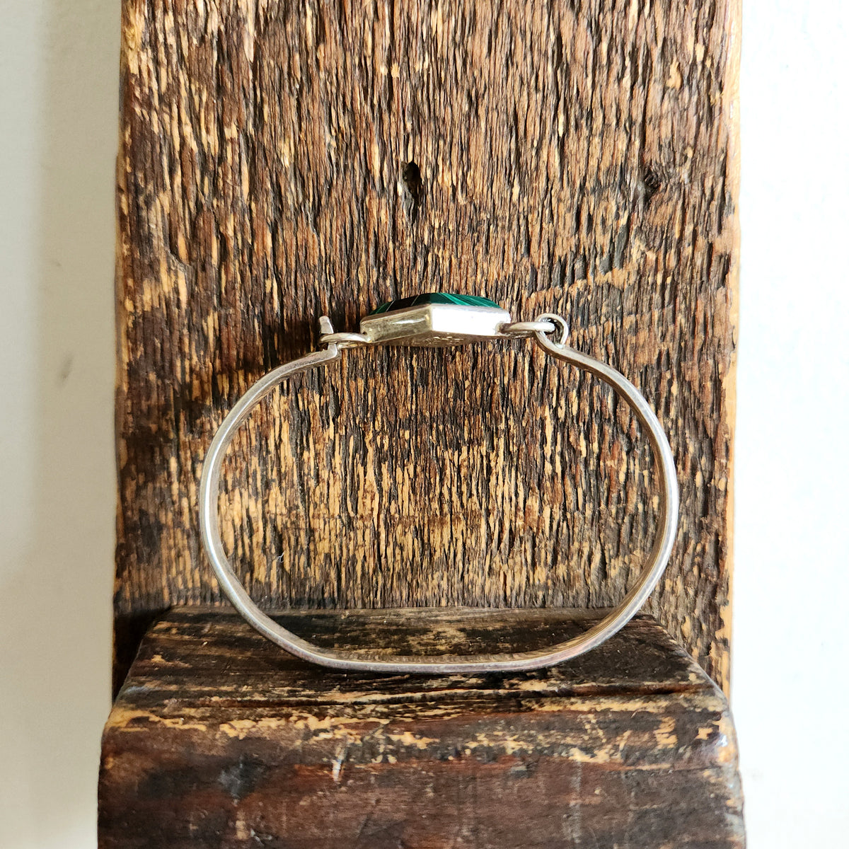 Sterling Silver Bracelet with Inlay