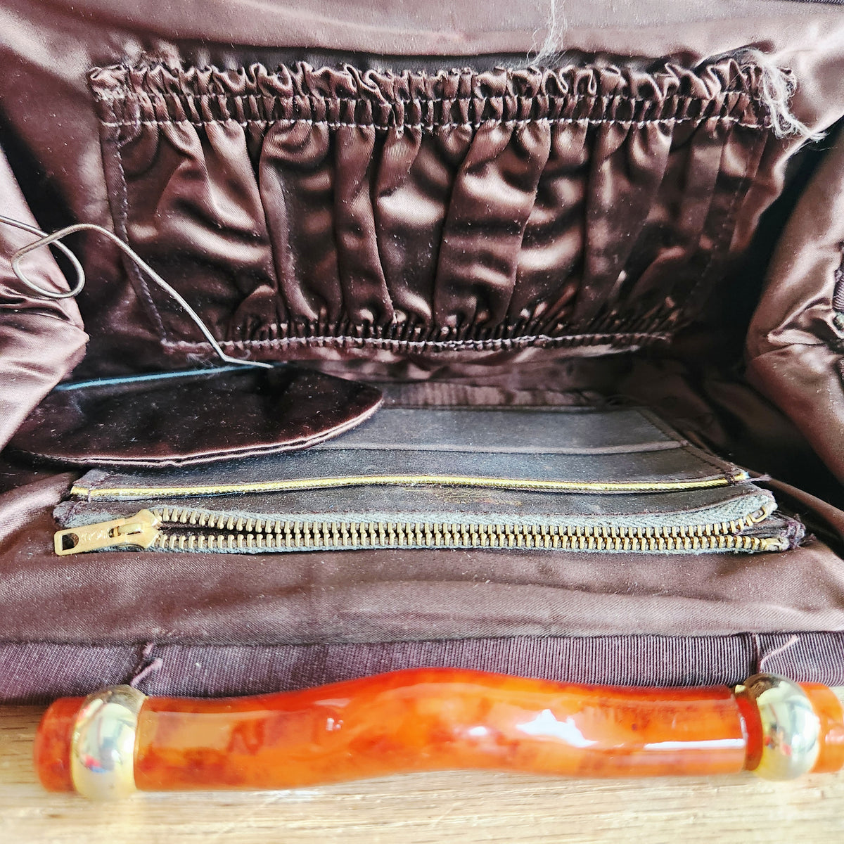 Vintage 1940's 1950's Espresso Clutch Desgined by Frilo