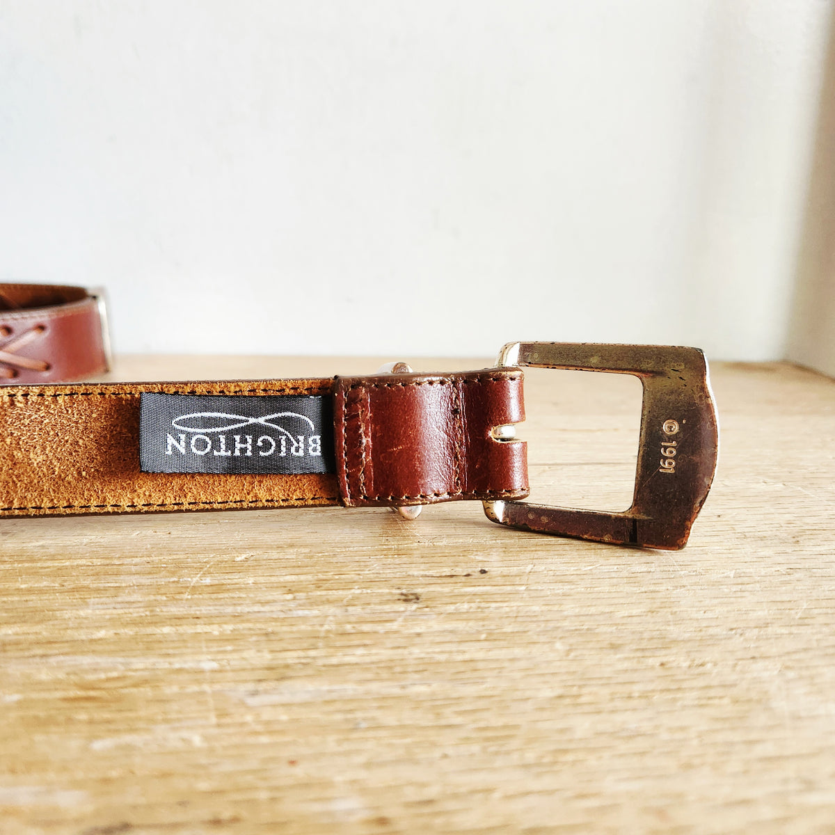 Brighton Leather Belt Large(is more like S/M)