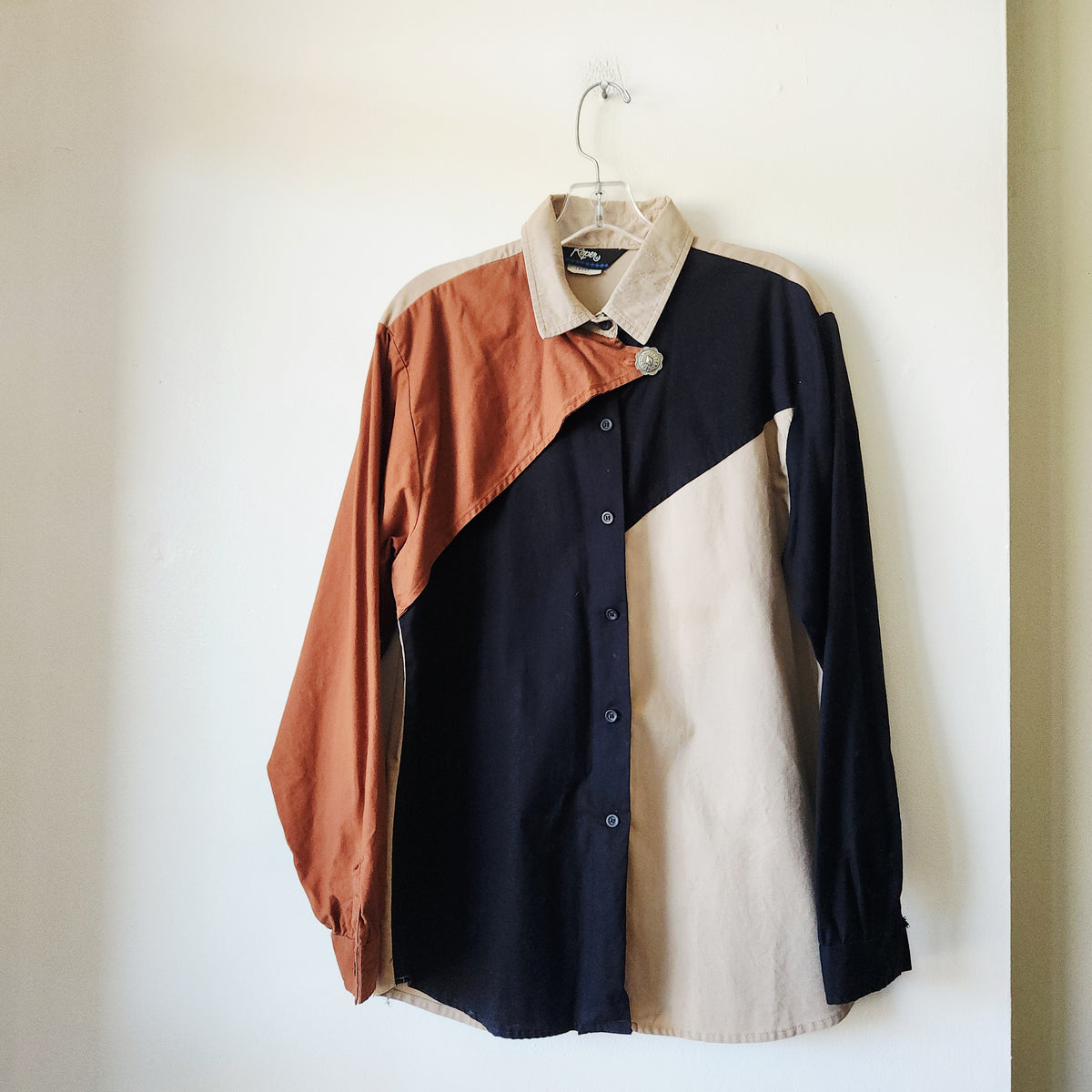 Roper 100% Cotton Western Style Shirt - L