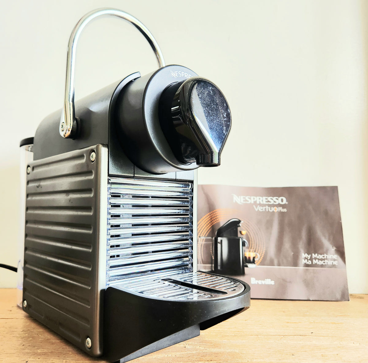 Nespresso Pixie Titan Coffee Machine by Breville w some pods