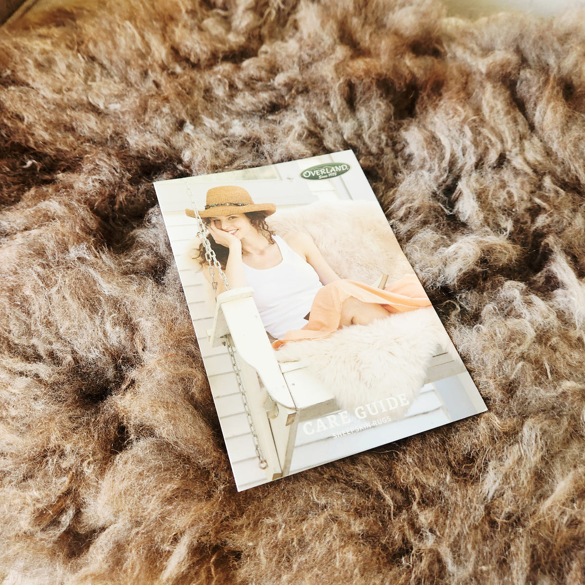 Overland Sheepskin Co. Rug 23" x 46"