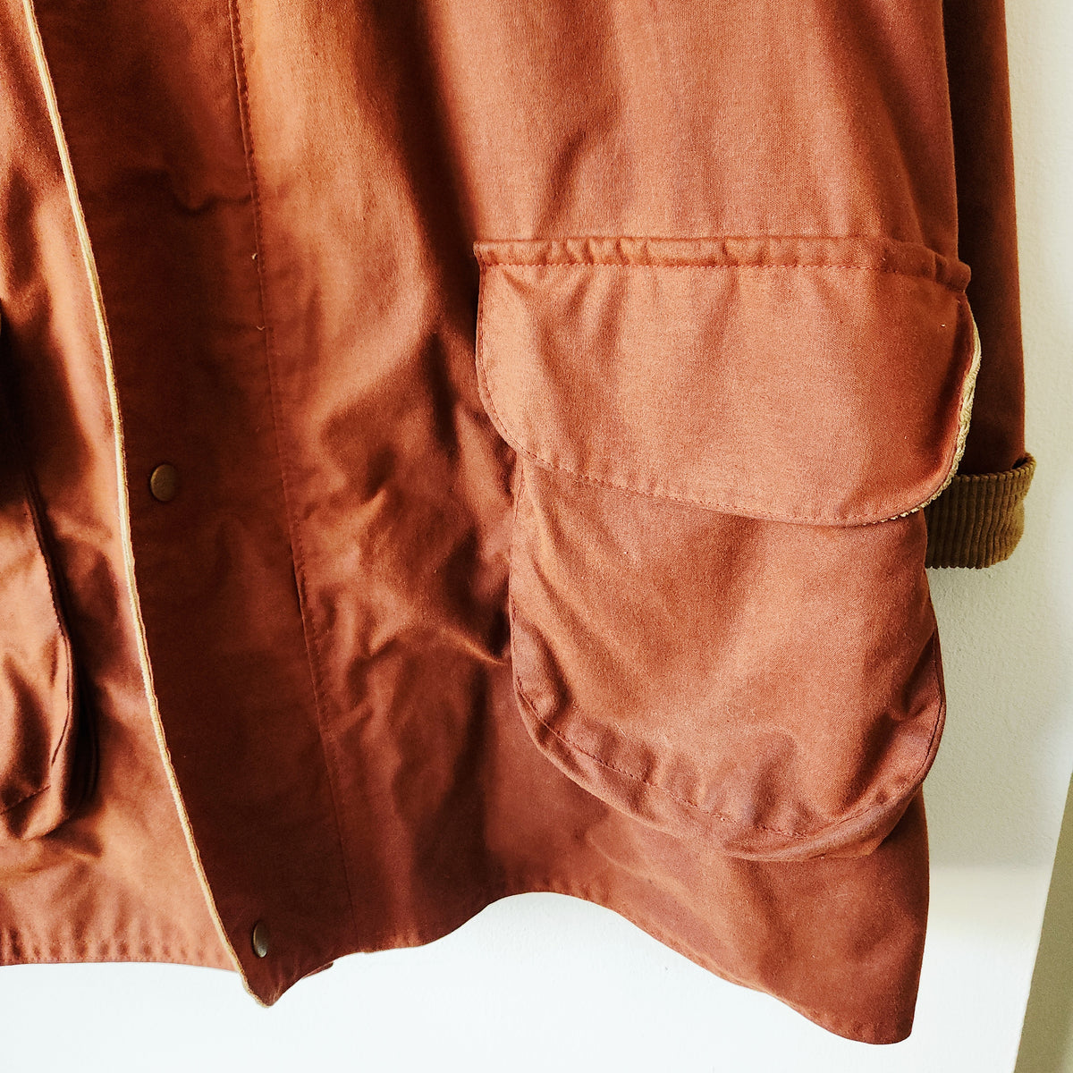 Vintage Mizen Head Waxed Canvas Jacket with Hood - XL