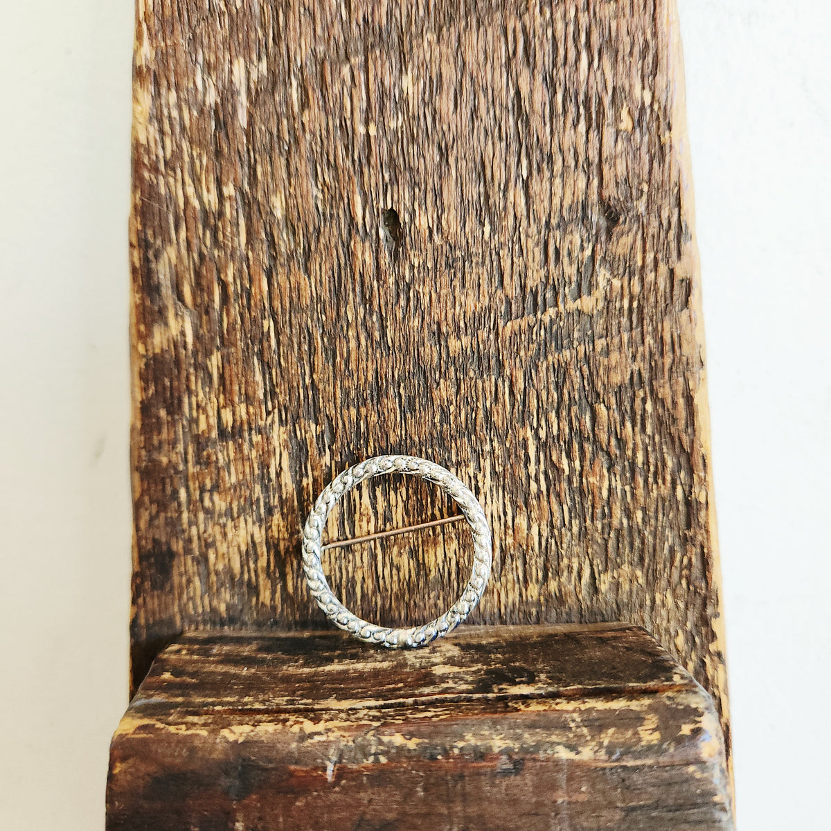Sterling Silver Circle Pin