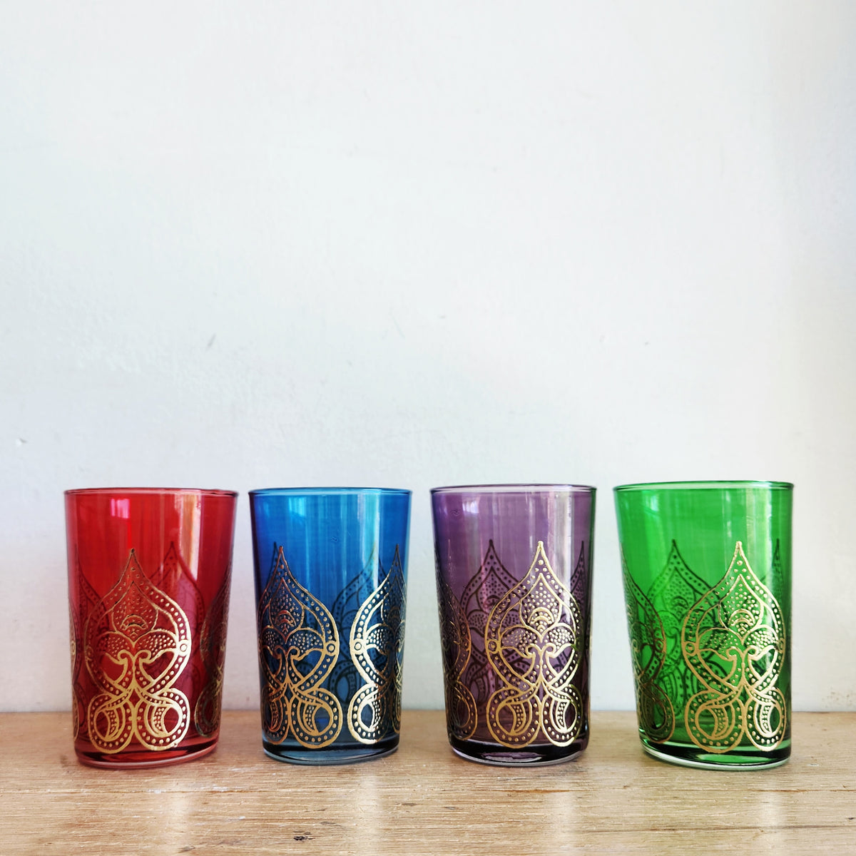 Moroccan Tea Glasses Set of 4