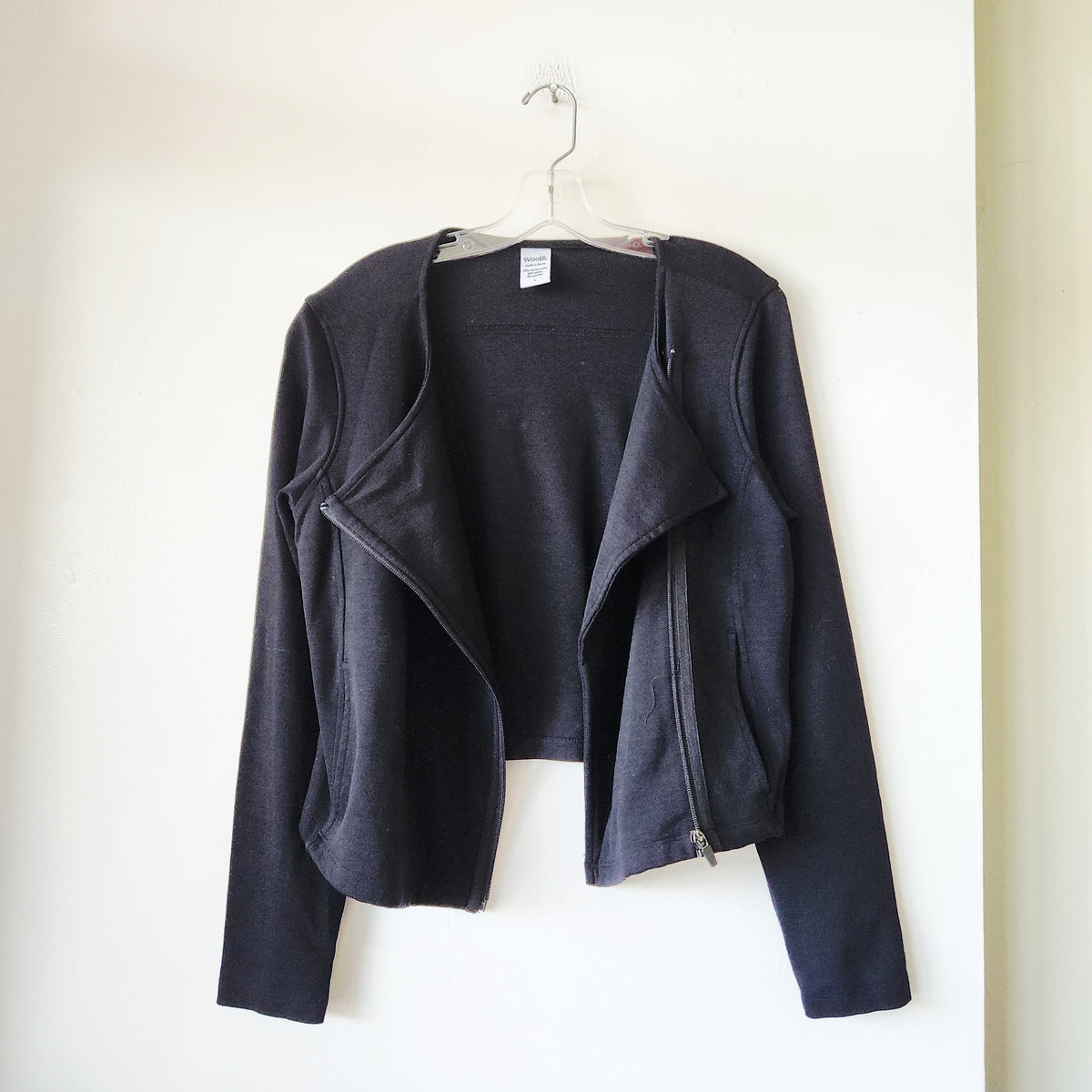 Wool& Moto Style Jacket - L
