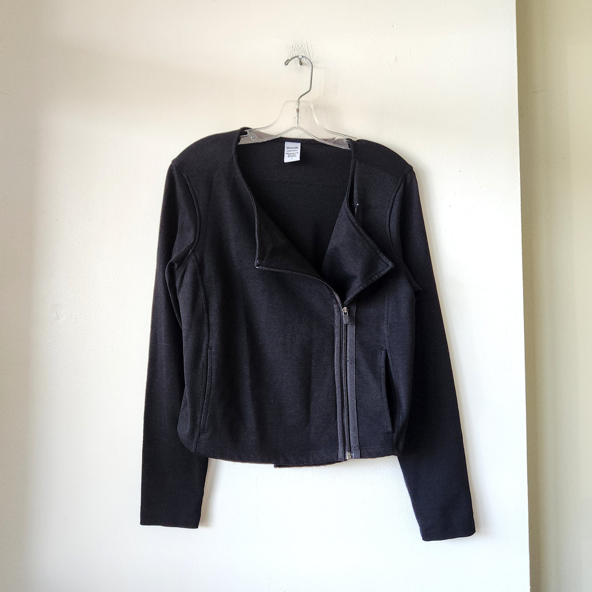 Wool& Moto Style Jacket - L