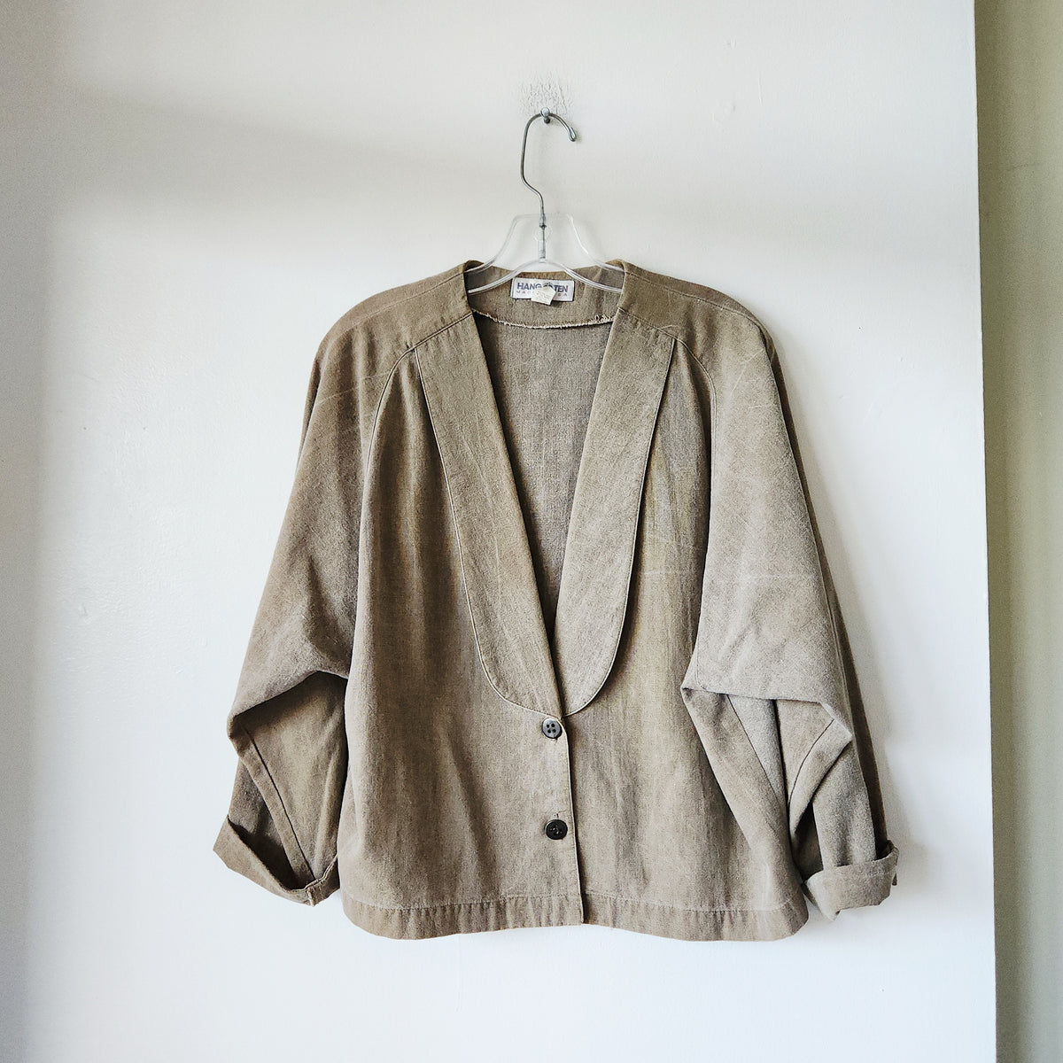 Vintage Hang Ten 100% Cotton Boxy Fit Jacket/Top - M