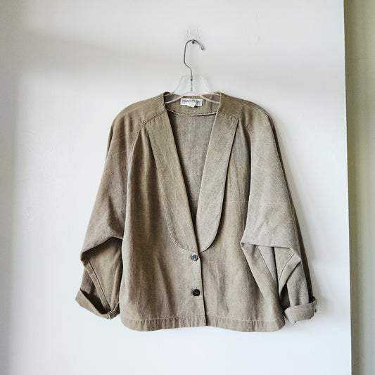 Vintage Hang Ten 100% Cotton Boxy Fit Jacket/Top - M