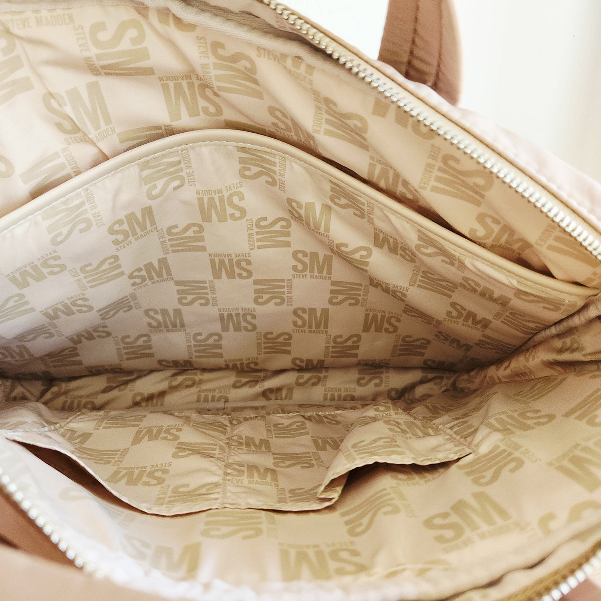 Steve Madden Quilted Work Bag with Crossbody Strap