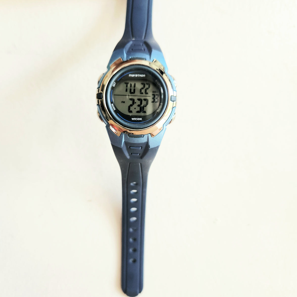 Women's Blue Marathon T5K360 Indiglo Quartz Watch works