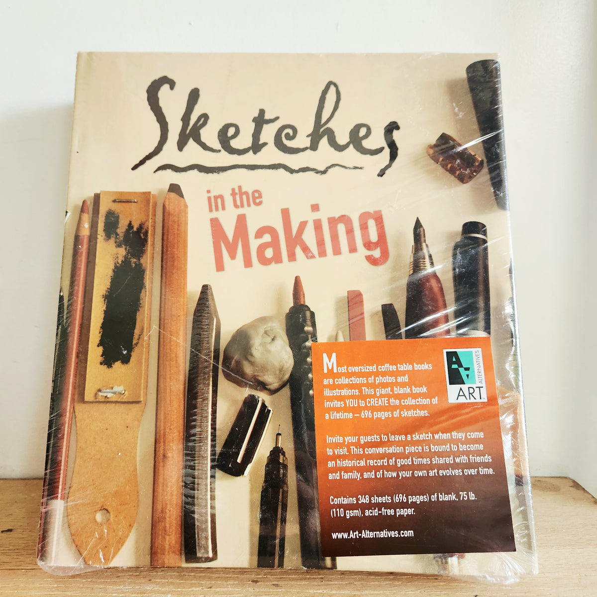 Sketches in the Making Large Hardback Sketchbook 348 Sheets NEW